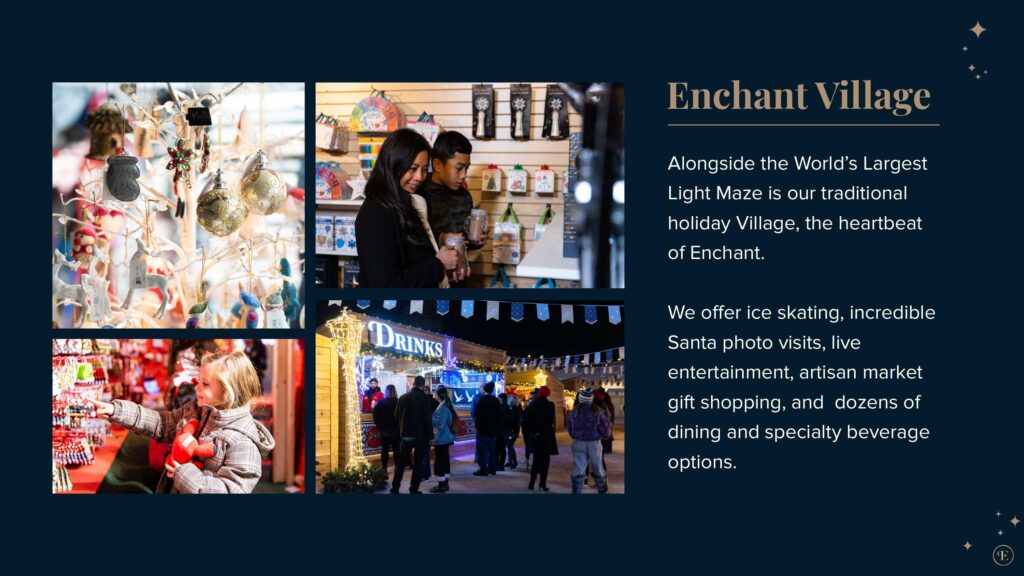 Enchant event buyouts promotional flyers