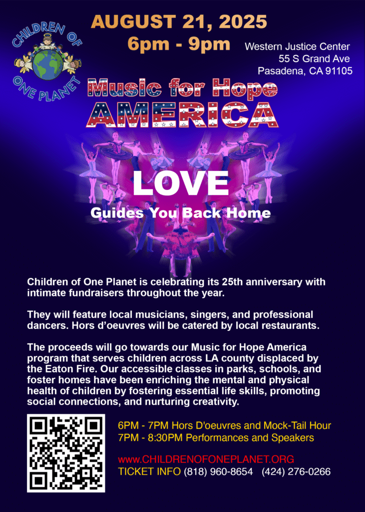 Children of One Planet Music for Hope fundraiser