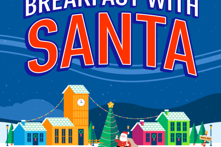 breakfast with Santa at Dave & Buster's Arcadia banner
