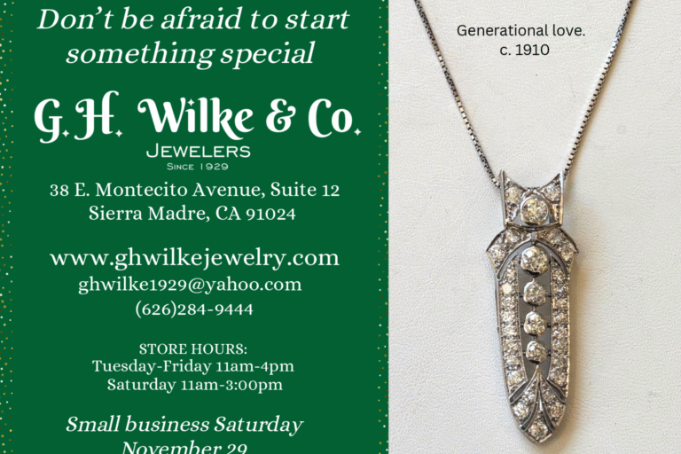 GH Wilke Jewelers holiday gift flyer