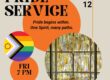 Santa Anita Church annual Pride service flyer for June 12