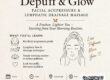 Breeze skincare depuff and glow workshop flyer updated