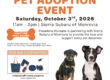 pet adoption event at Sierra Subaru