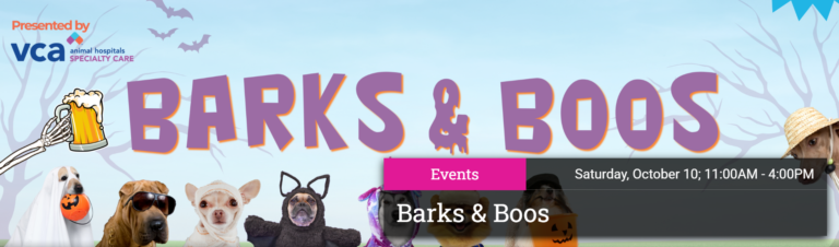 Barks & Boos banner