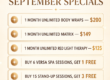 No Sand Tan summer specials for September