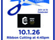 flyer for MVMNT CULTR ribbon cutting