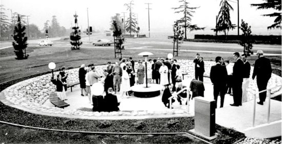 Rotary Plaza Arcadia in 1965