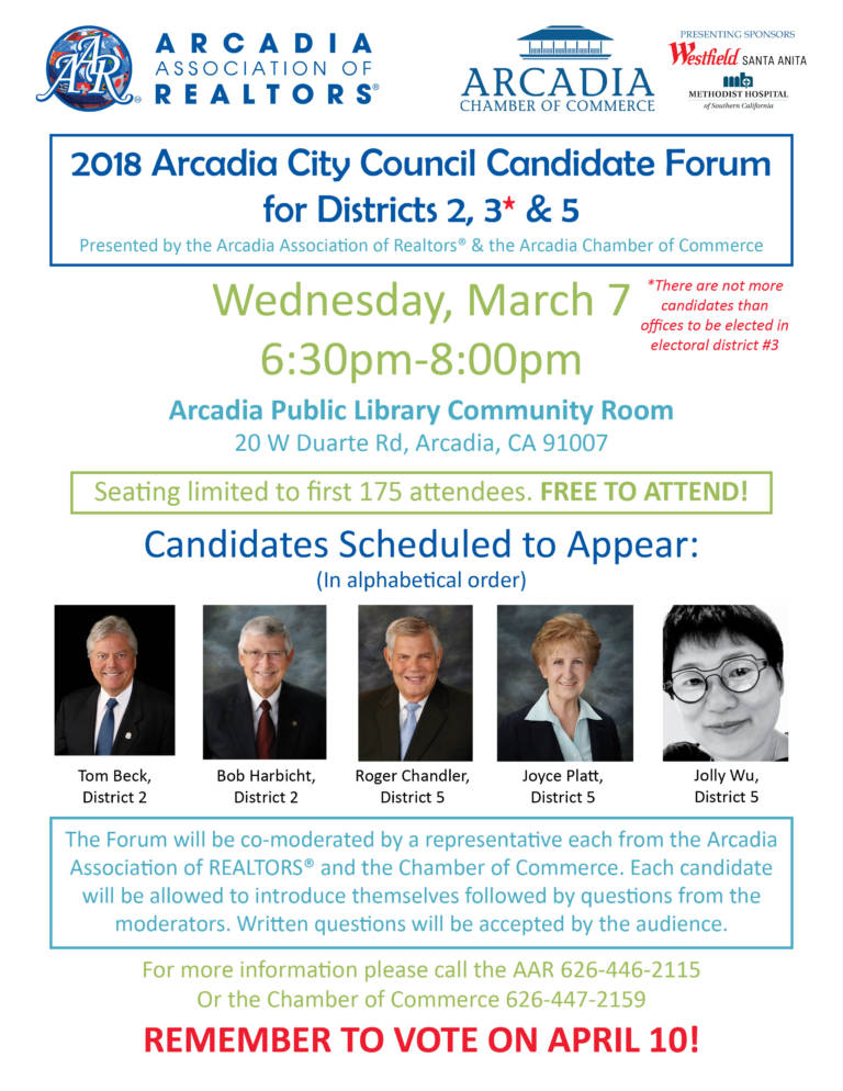 AAR council candidate forum event info