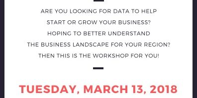 US Census Bureau business builder workshop flyer