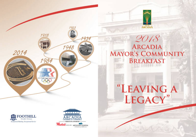 Mayor's Community Breakfast program cover