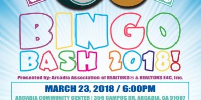 AAR bingo bash 2018 flyer
