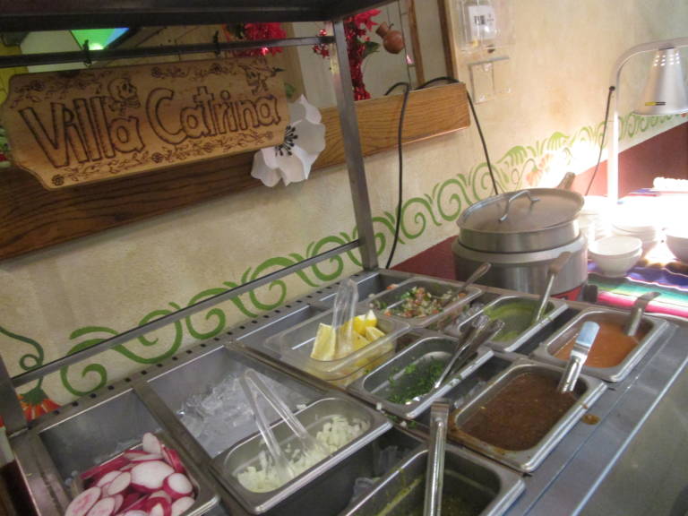 buffet lunch presented by Villa Catrina