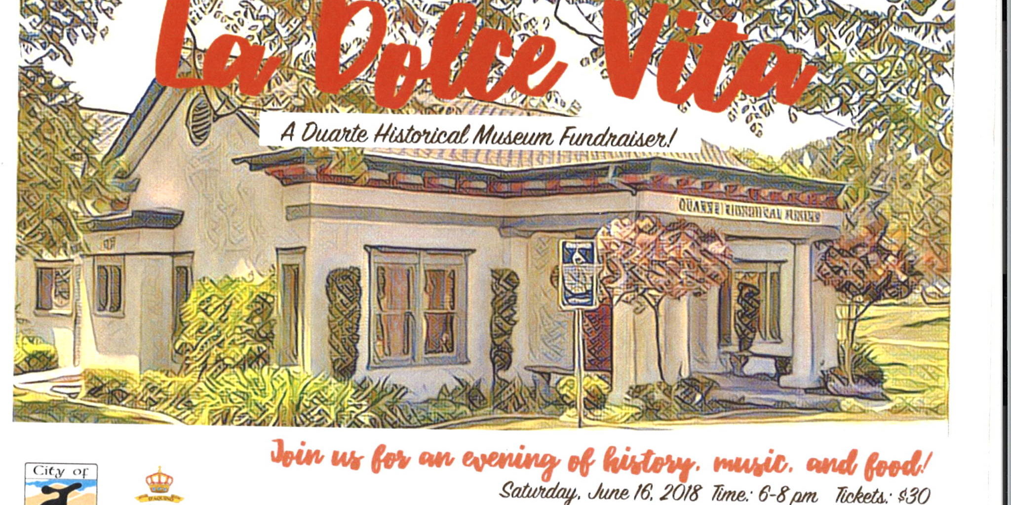 D'Aquino hosts la dolce vita event flyer