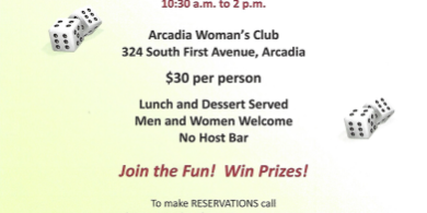 Arcadia Woman's Club bridge and bunco