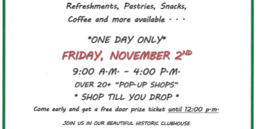 Arcadia Woman's Club holiday boutique