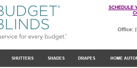 Budget Blinds headers