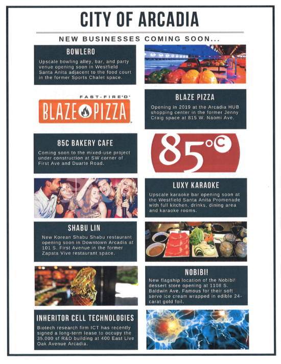 Arcadia Chamber of Commerce The Connection to the Business Community