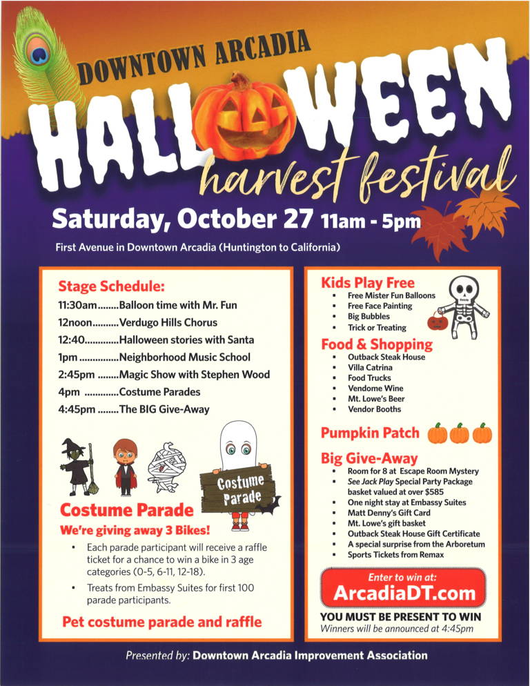 Downtown Arcadia Halloween Festival