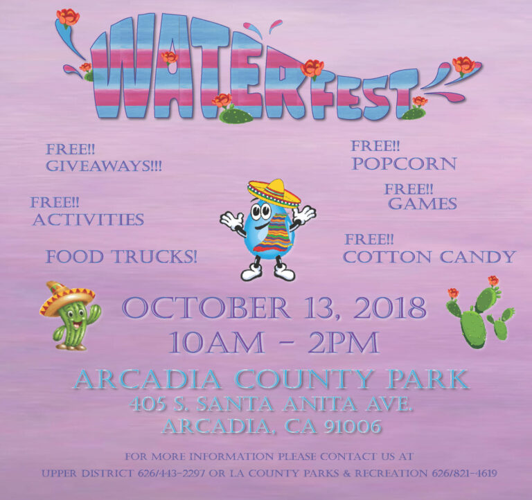 USGVWD Water Fest City of Arcadia waterfest
