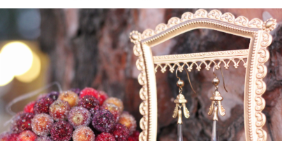 GH Wilke earrings for holidays