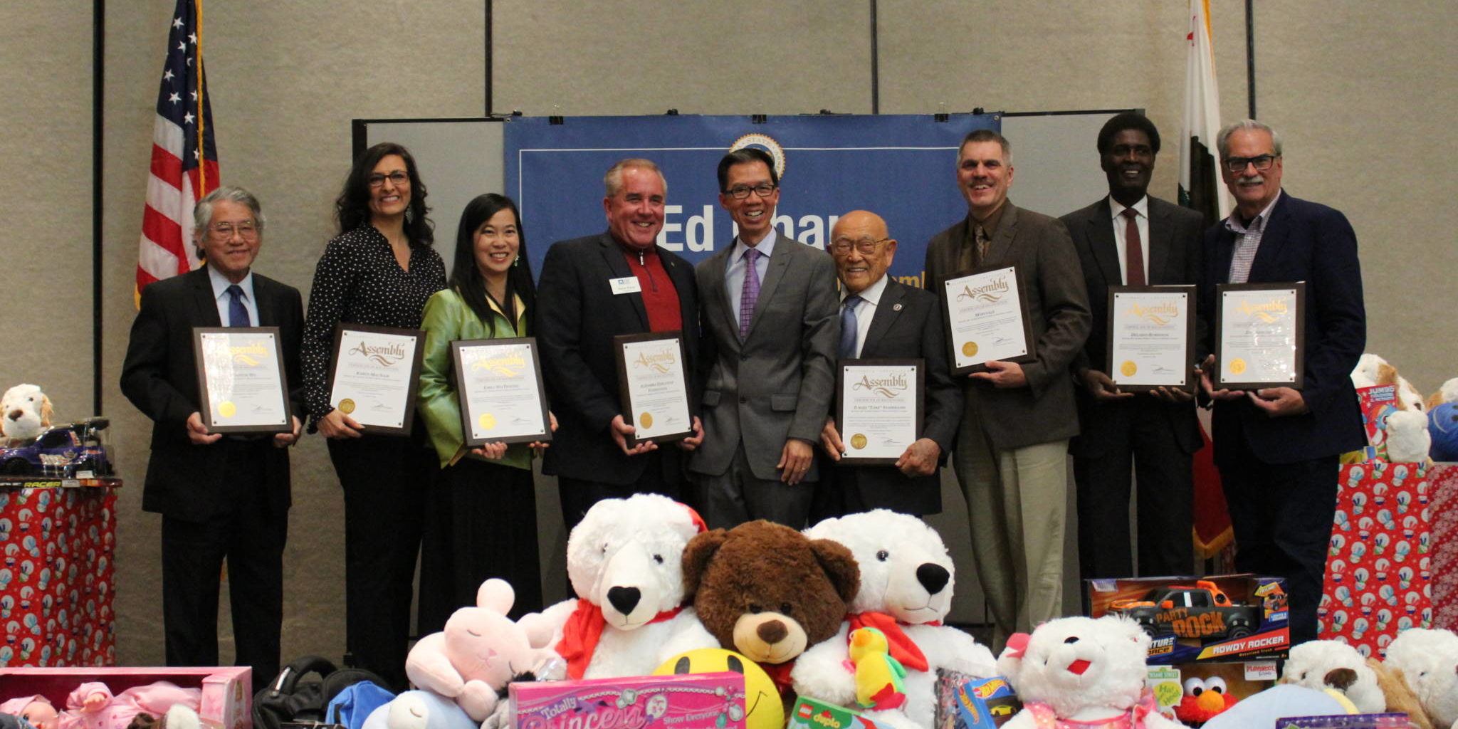 Karen Mac Nair Karen Man Nair and State Assemblyman Ed Chau