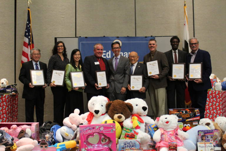 Karen Man Nair and State Assemblyman Ed Chau