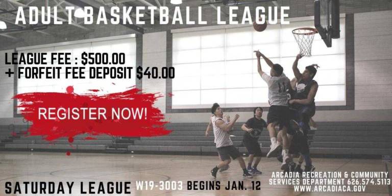 City of Arcadia Adult Basketball League