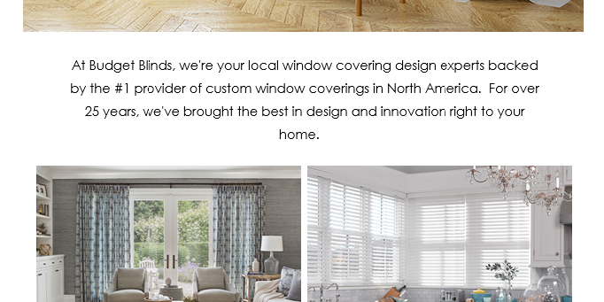 Budget Blinds style, service price for a budget