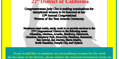 Judy Chu women of the year