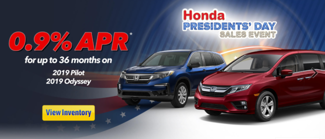 Sierra Honda president's day