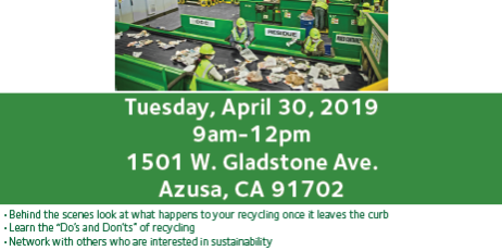 Waste Management recycling tour