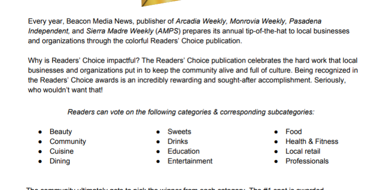Beacon Media Readers Choice