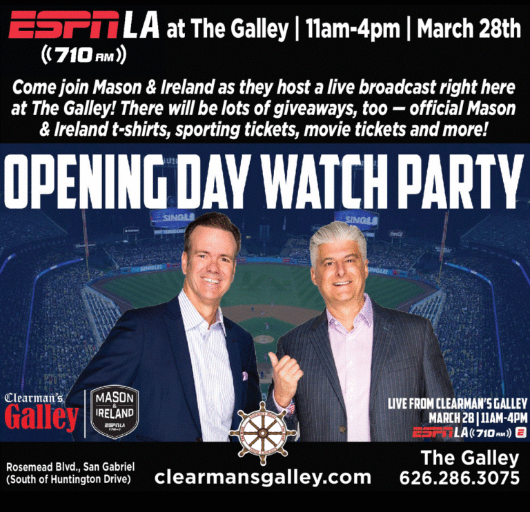 Clearman's Galley opening day watch party