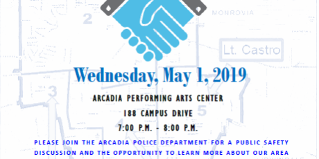 Arcadia PD Meet Your Area Commander