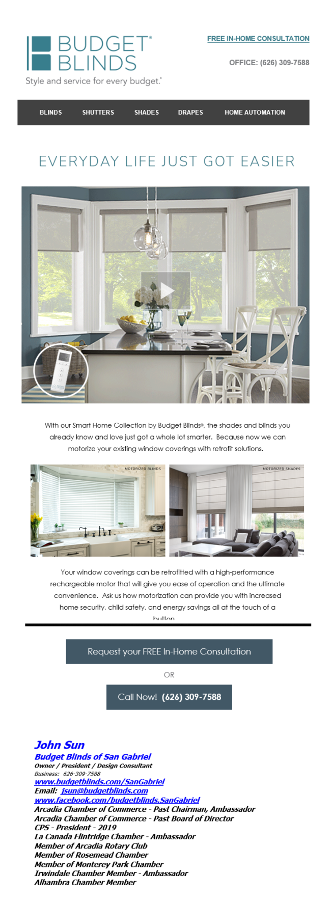 Budget Blinds life just got easier