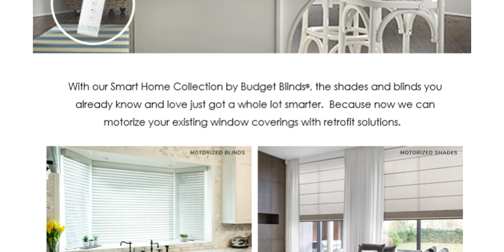 Budget Blinds life just got easier