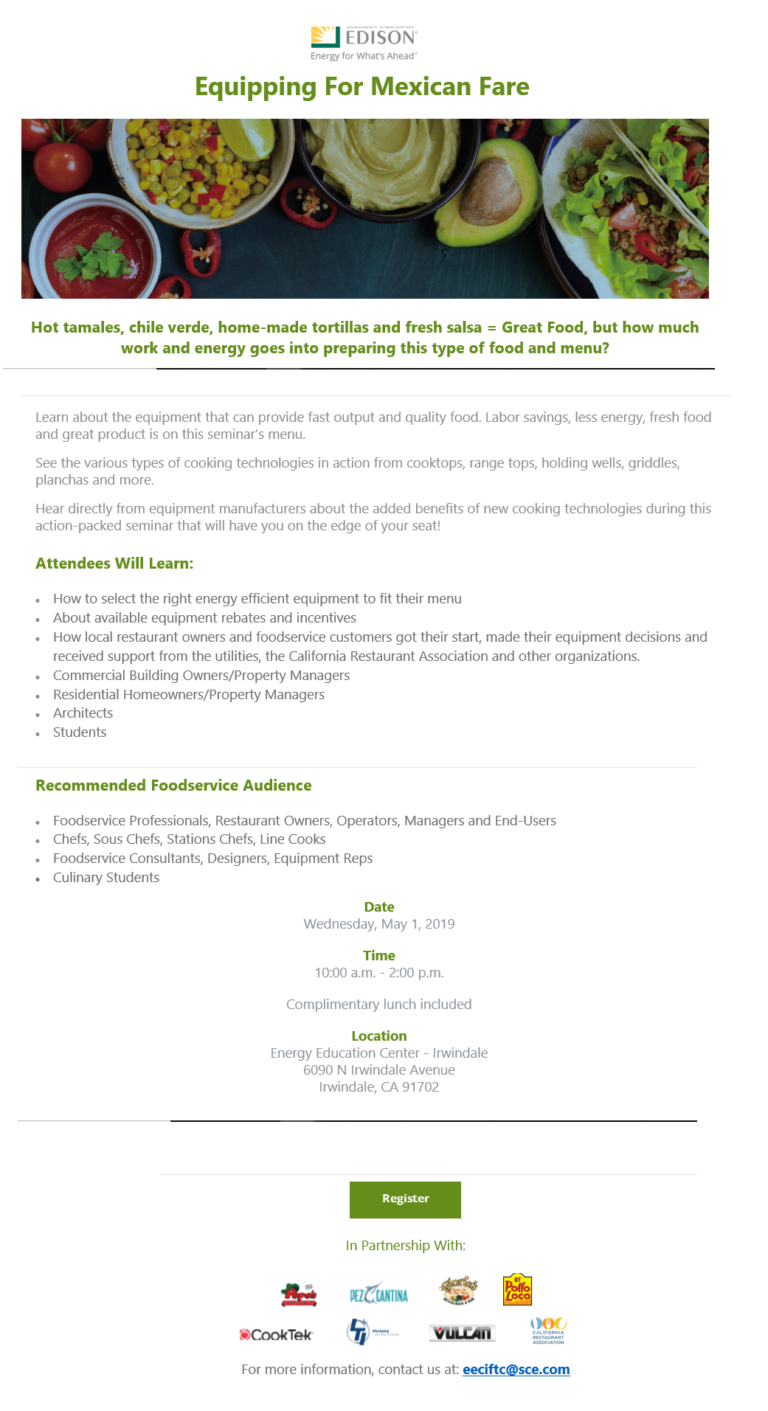 SoCal Edison Mexican fare