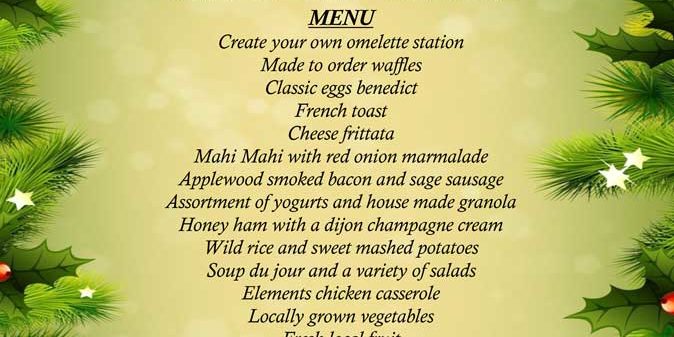 DoubleTree Christimas brunch 2019