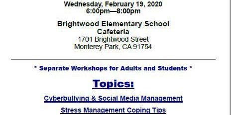 Judy Chu cyber safety management