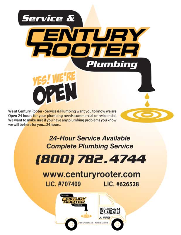 Century Rooter is open to serve you