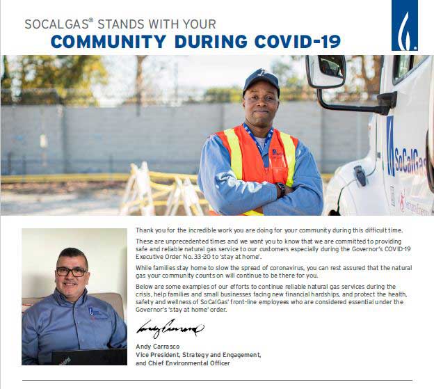 SoCalGas stands with your community 