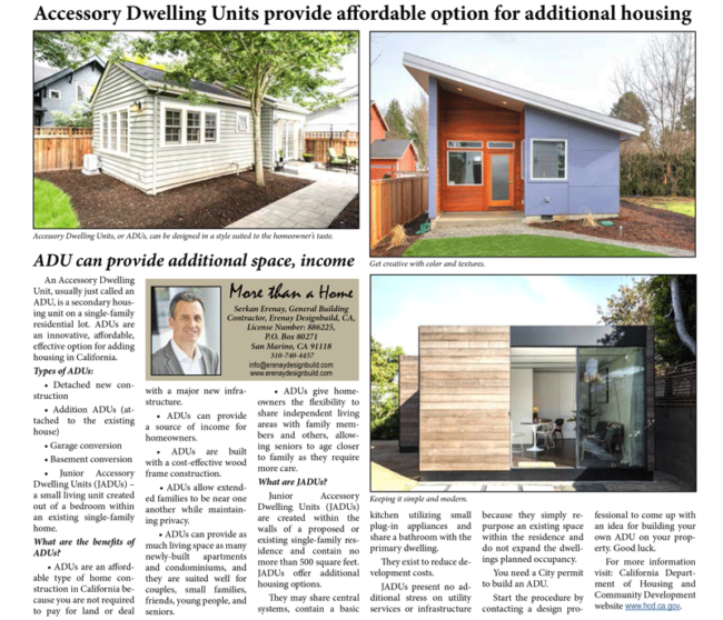 Erenay Design Build more than a home article for July