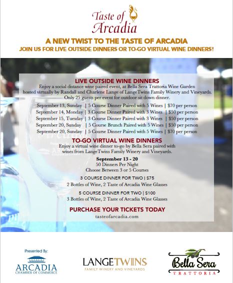 Taste of Arcadia new twist flyer 