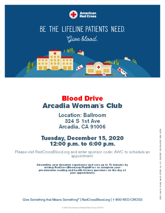 Woman's Club Blood Drive
