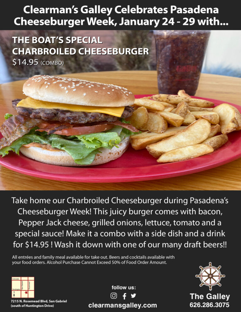The Galley Cheeseburger Week
