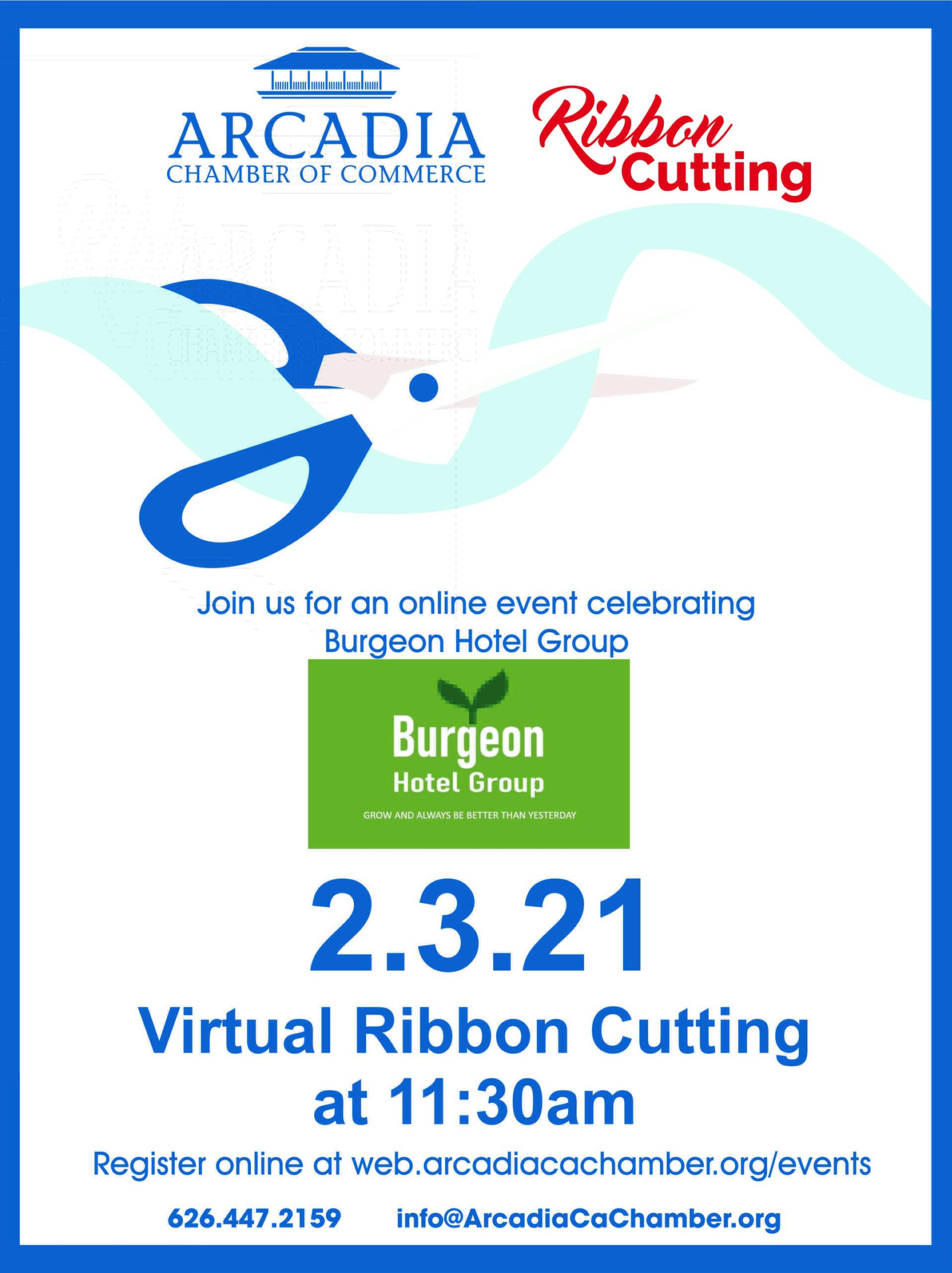 Burgeon Hotel Group ribbon cutting