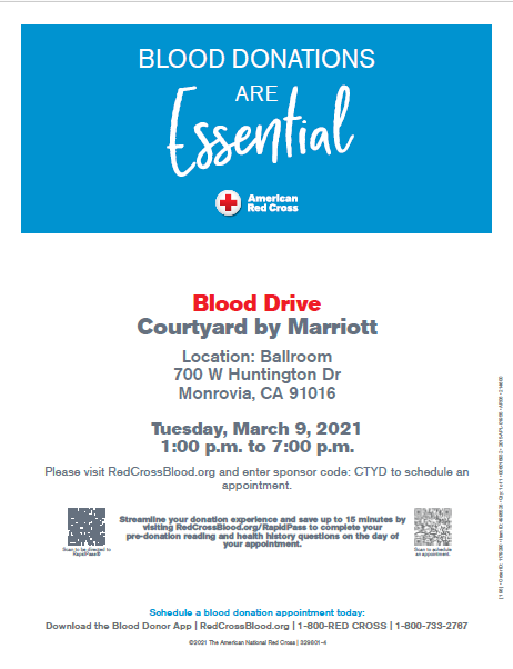 Courtyard by Marriott blood drive 