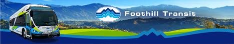 Foothill Transit Banner with Bus