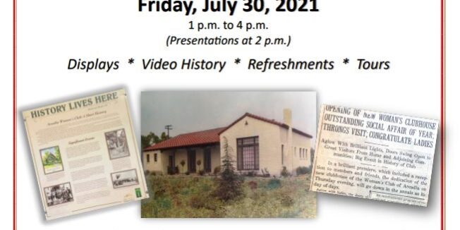 Arcadia Woman's Club 90th Anniversary Event