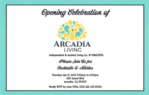 Arcadia Living Opening Celebration